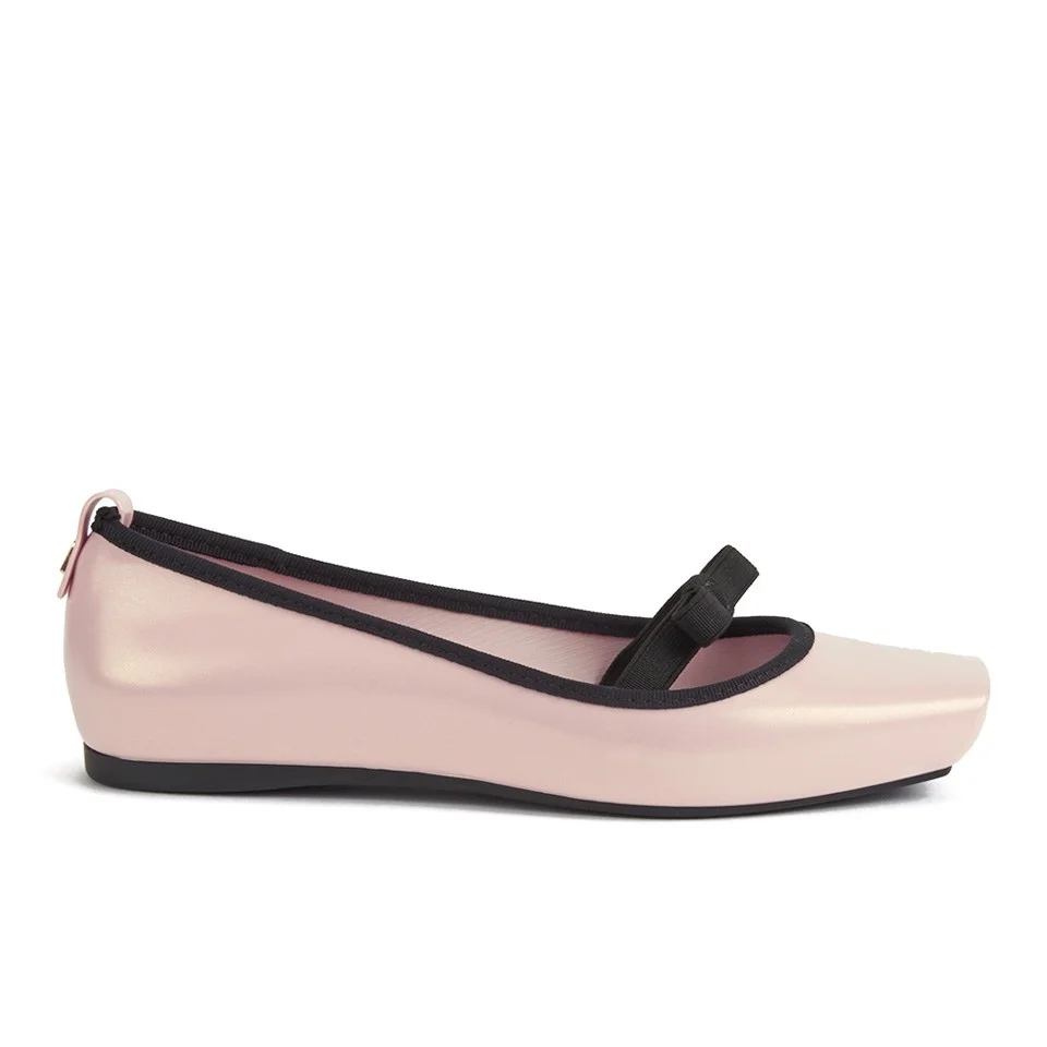 Melissa Women's Ballet Bow Flats - Baby Pink Image 1