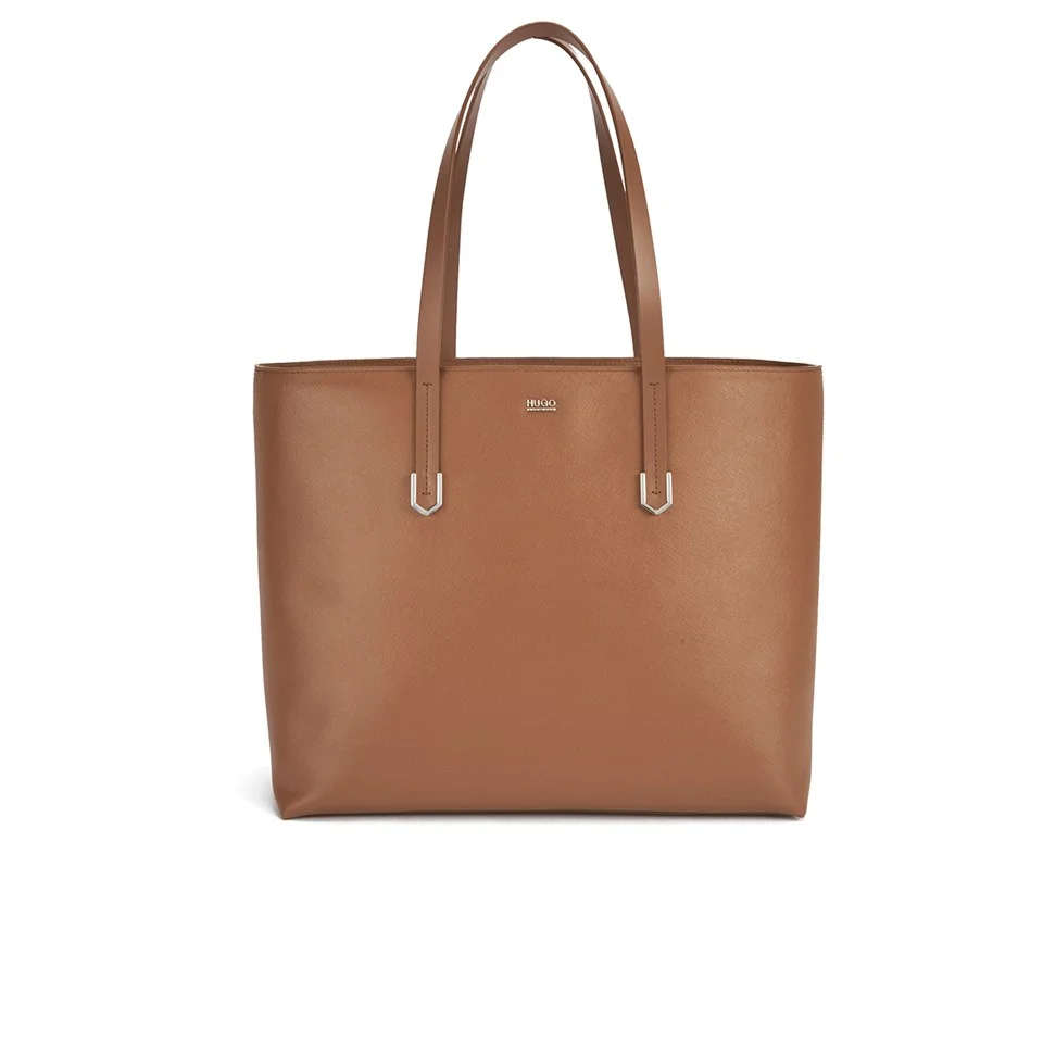 HUGO Women's Nadalia Shopper Bag - Medium Brown Image 1