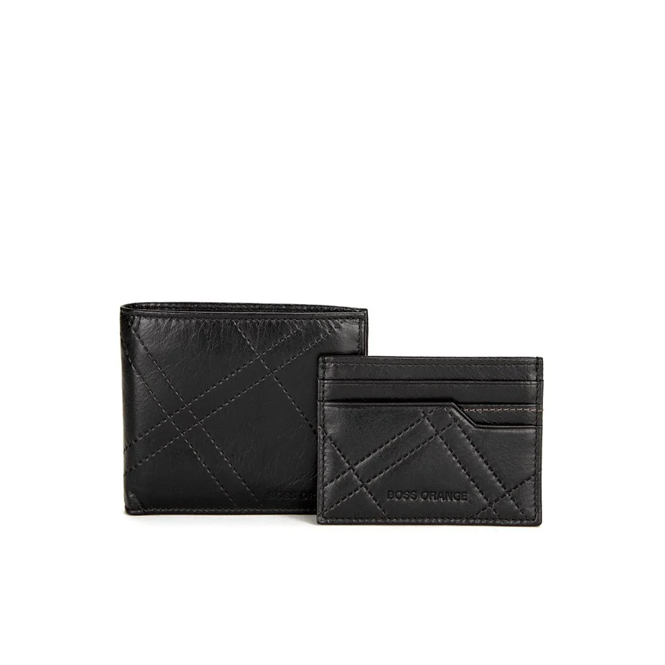 BOSS Orange Men's Guspi Wallet Gift Box - Black Image 1