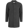Folk Men's Buttoned Coat - Charcoal - Image 1