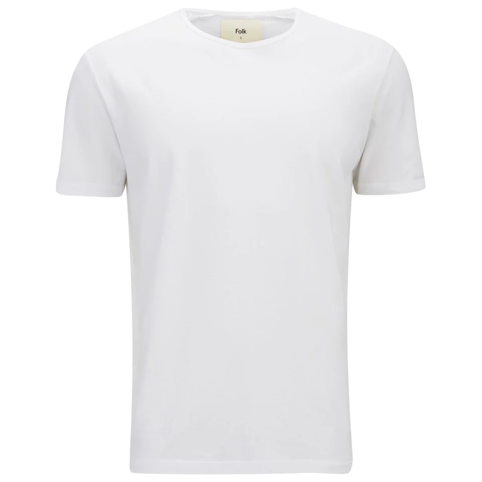 Folk Men's Basic T-Shirt - White Image 1