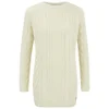 Barbour Women's Kirkby Cable Crew Jumper - Vanilla - Image 1