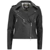 Barbour International Women's Mica Leather Jacket - Black - Image 1