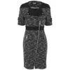 Barbour International Women's Thruxton Zip Dress - Black/White - Image 1