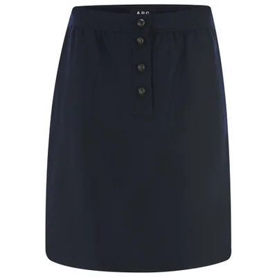 A.P.C. Women's Jupe Marie Mini Skirt - Dark Navy