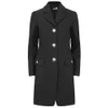 Love Moschino Women's Black Coat with Star Buttons - Black - Image 1