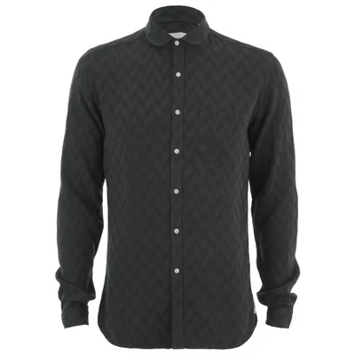 Oliver Spencer Men's Eton Collar Long Sleeve Shirt - Wiston Charcoal