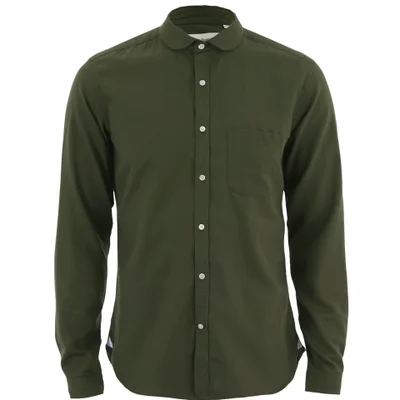 Oliver Spencer Men's Eton Collar Long Sleeve Shirt - Astley Green