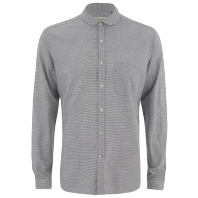 Oliver Spencer Men's Eton Collar Long Sleeve Shirt - Broadstone Navy