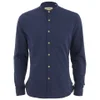 Oliver Spencer Men's Grandad Long Sleeve Shirt - Broadstone Blue - Image 1