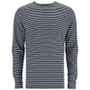 A.P.C. Men's Breton Stripe Long Sleeve T-Shirt - Navy - Image 1