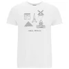 A.P.C. Men's Printed Crew Neck T-Shirt - White - Image 1