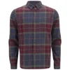 A.P.C. Men's Button Down Checked Long Sleeve Shirt - Red - Image 1