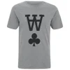 Wood Wood Men's AA Printed Crew Neck T-Shirt - Grey Melange - Image 1