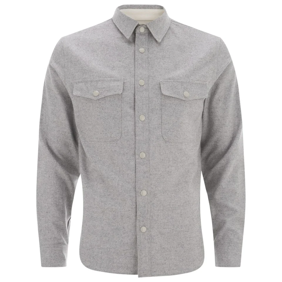 rag & bone Men's Jack Long Sleeve Shirt - Light Grey Image 1
