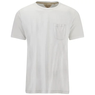 rag & bone Men's Garment Print Crew Neck T-Shirt - White