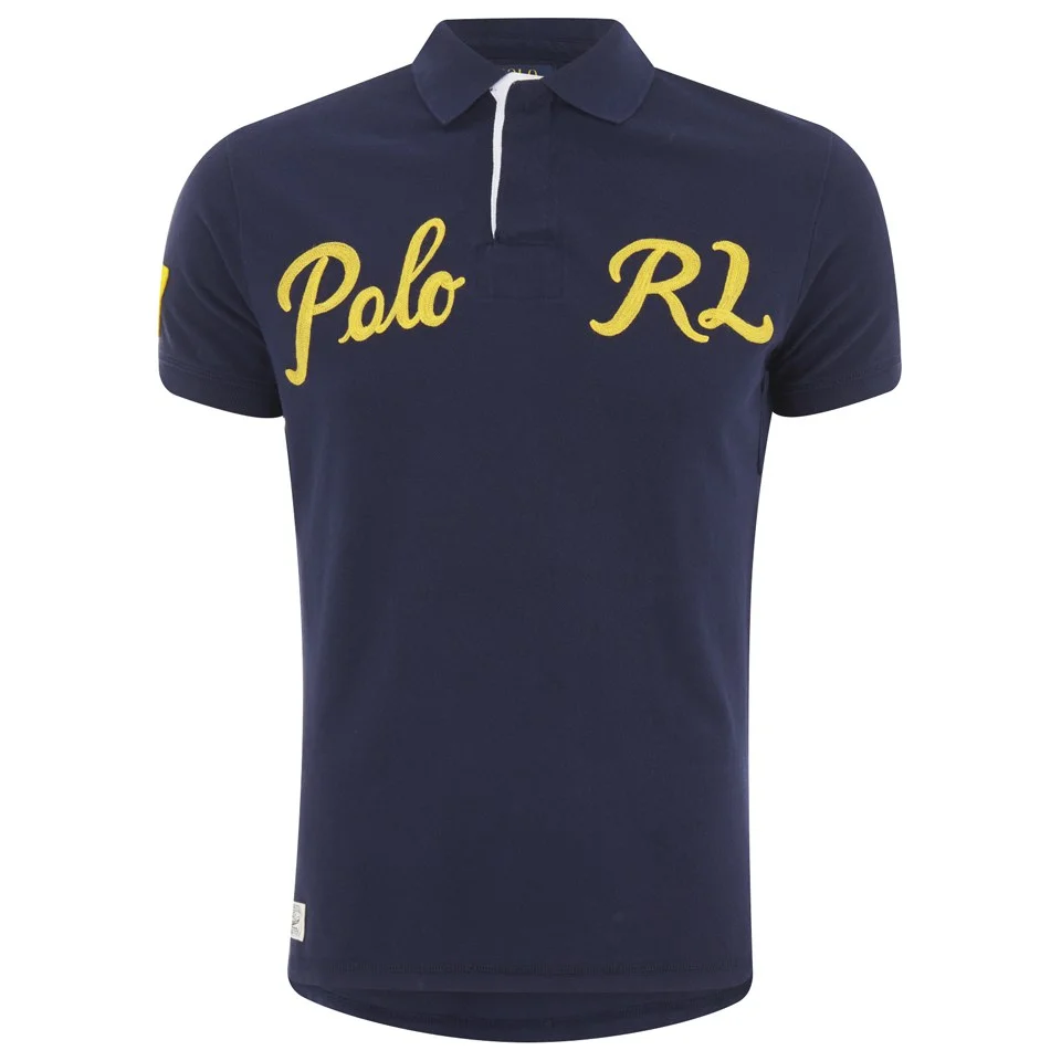 Polo Ralph Lauren Men's Custom Fit Short Sleeve Large Logo Polo Shirt - Navy Image 1