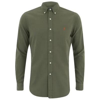 Polo Ralph Lauren Men's Long Sleeve Shirt - Defender Green