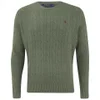 Polo Ralph Lauren Men's Cable Knitted Sweater - Lovett Heather - Image 1