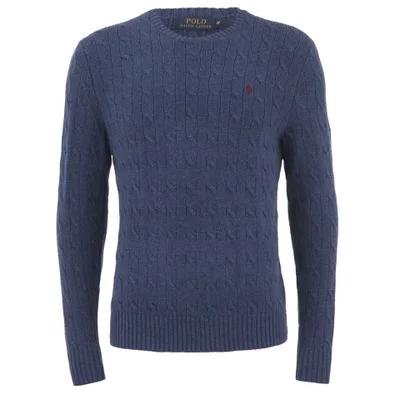 Polo Ralph Lauren Men's Cable Knitted Sweater - Derby Blue