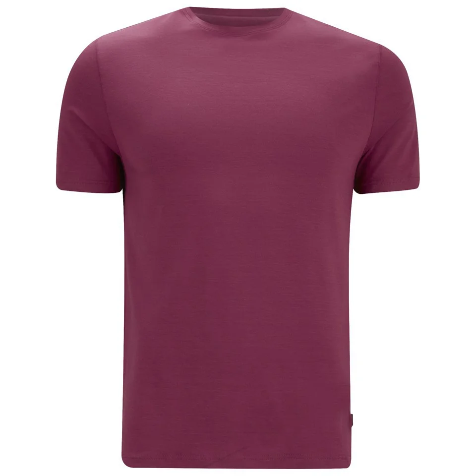 Derek Rose Men's Basel 1 Short Sleeve T-Shirt - Ruby Image 1