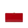 Lulu Guinness Women's Flat Frame Large Polished Calf Leather Purse - Red - Image 1