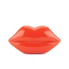 Lulu Guinness Women's Lips Perspex Clutch Bag - Burnt Orange - Image 1