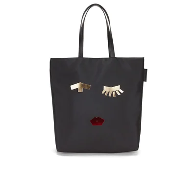 Lulu Guinness Women's Lucy Taped Face Tote Bag - Black