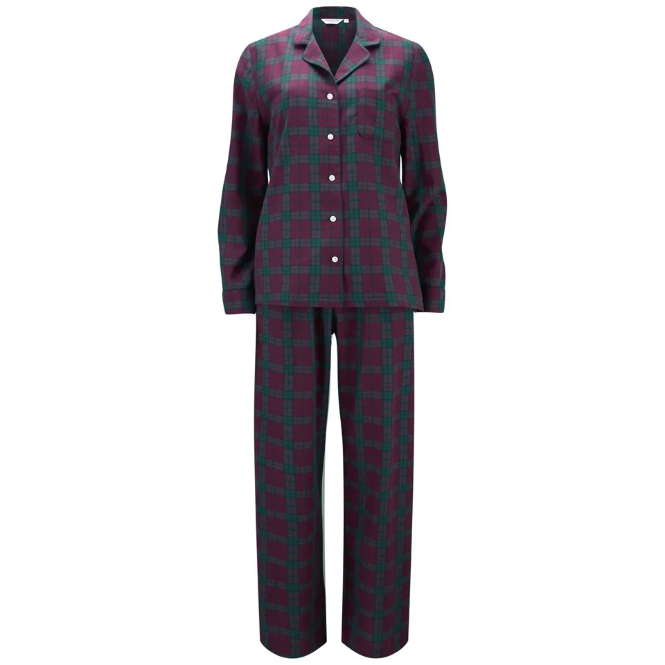 Derek Rose Women's Amelia 12 Pyjama Set - Red Image 1