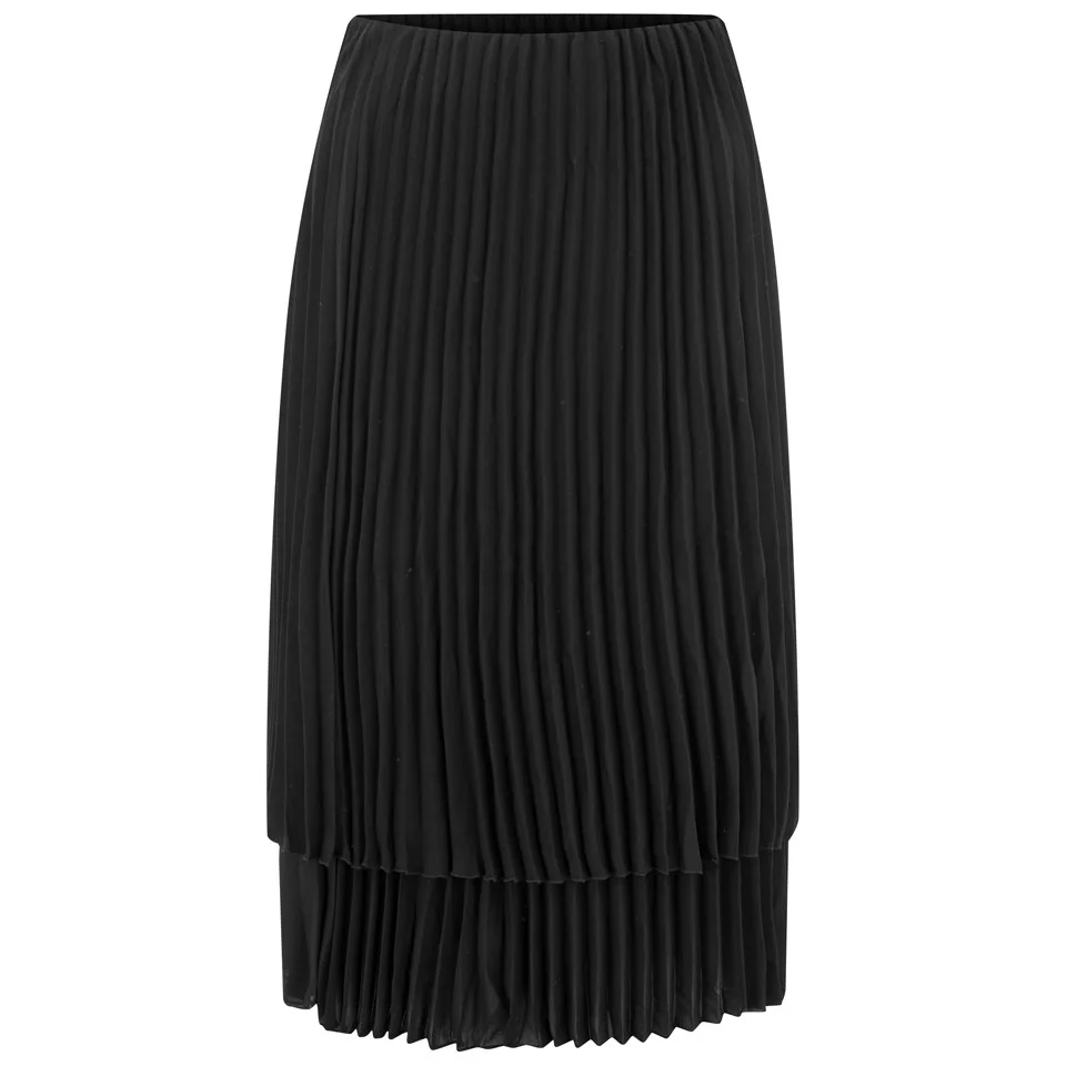 Samsoe & Samsoe Women's Kane Pleated Skirt - Black Image 1