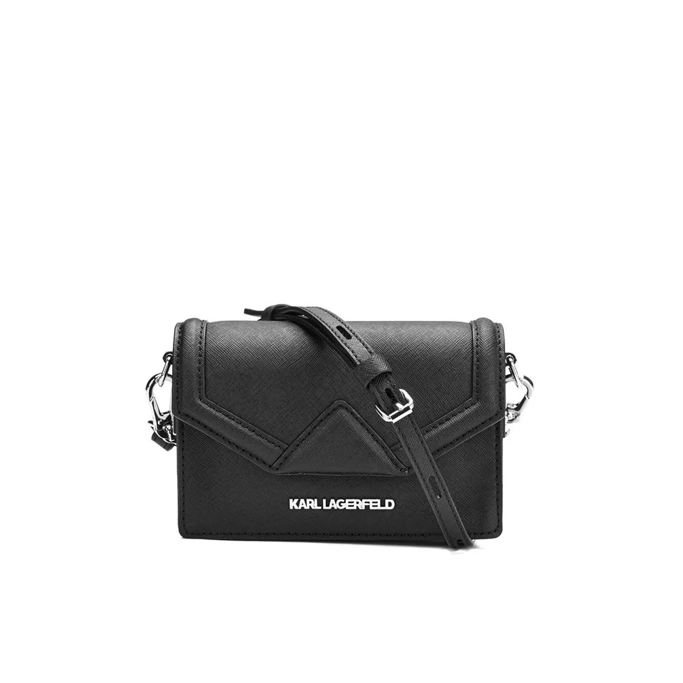 Karl Lagerfeld Women's K/Klassik Super Mini Cross Body Bag - Black Image 1