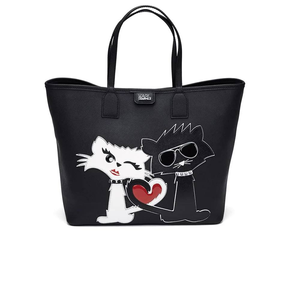 Karl Lagerfeld Women's K/Choupette Love Shopper - Cats Black Image 1