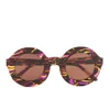 Wildfox Women's Twiggy Sunglasses - Montage/Brown Sun - Image 1
