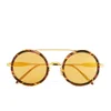 Wildfox Women's Winona Deluxe Sunglasses - Montage Hold/Yellow Gold Mirror - Image 1