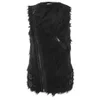 Supertrash Women's Valentina Faux Fur Gilet - Black - Image 1