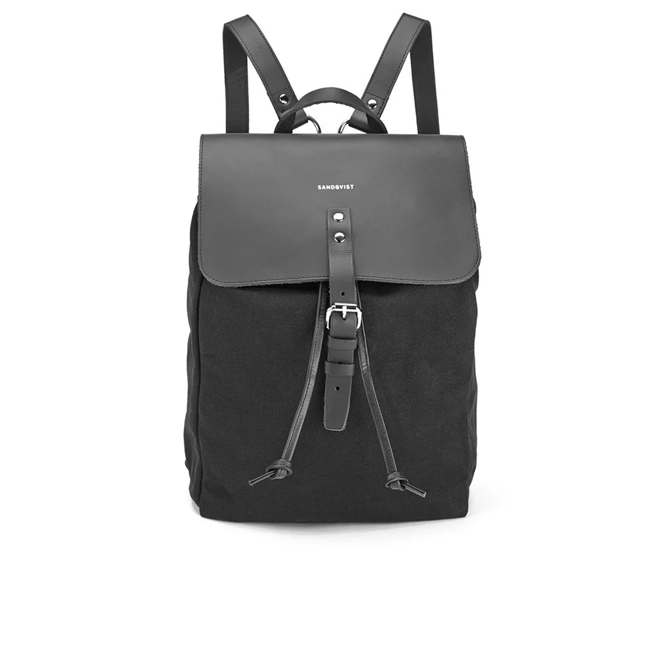 Sandqvist Men's Alva Simple Backpack - Black Image 1