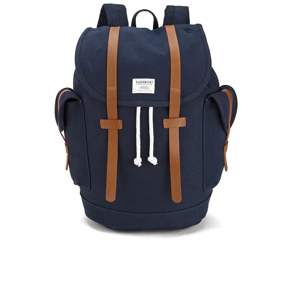 Sandqvist Men's Vidar Classic Backpack - Blue Image 1