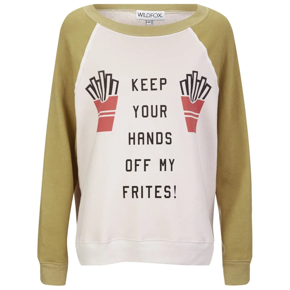Wildfox Women’s Off My Frites Kim Sweat Top - Pout Image 1