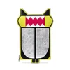 Aspinal of London Oversized Essential Bug Pouch - Silver/Deep Fuchsia/Chartreuse - Image 1
