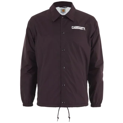 Carhartt Men's College Coach Jacket Lined - Damson