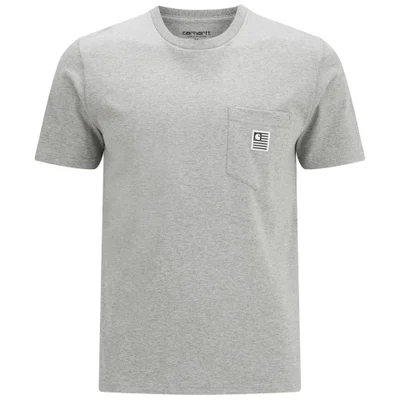 Carhartt Men's SS State Pocket T-Shirt - Grey Heather
