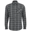Carhartt Men's LS Sampras Shirt Rib-Knit Cuff - Dark Grey Heather - Image 1