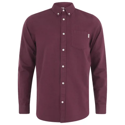 Carhartt Men's LS Dalton Shirt Cotton Oxford - Cranberry