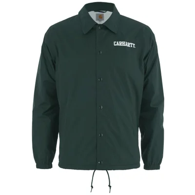 Carhartt Men's College Coach Jacket Lined - Parsley