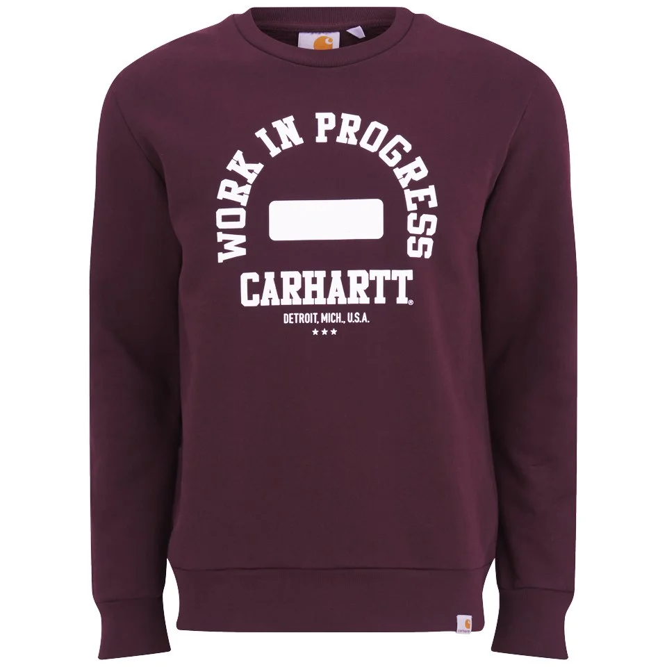 Carhartt  Men's WIP Sweatshirt - Damson/White Image 1