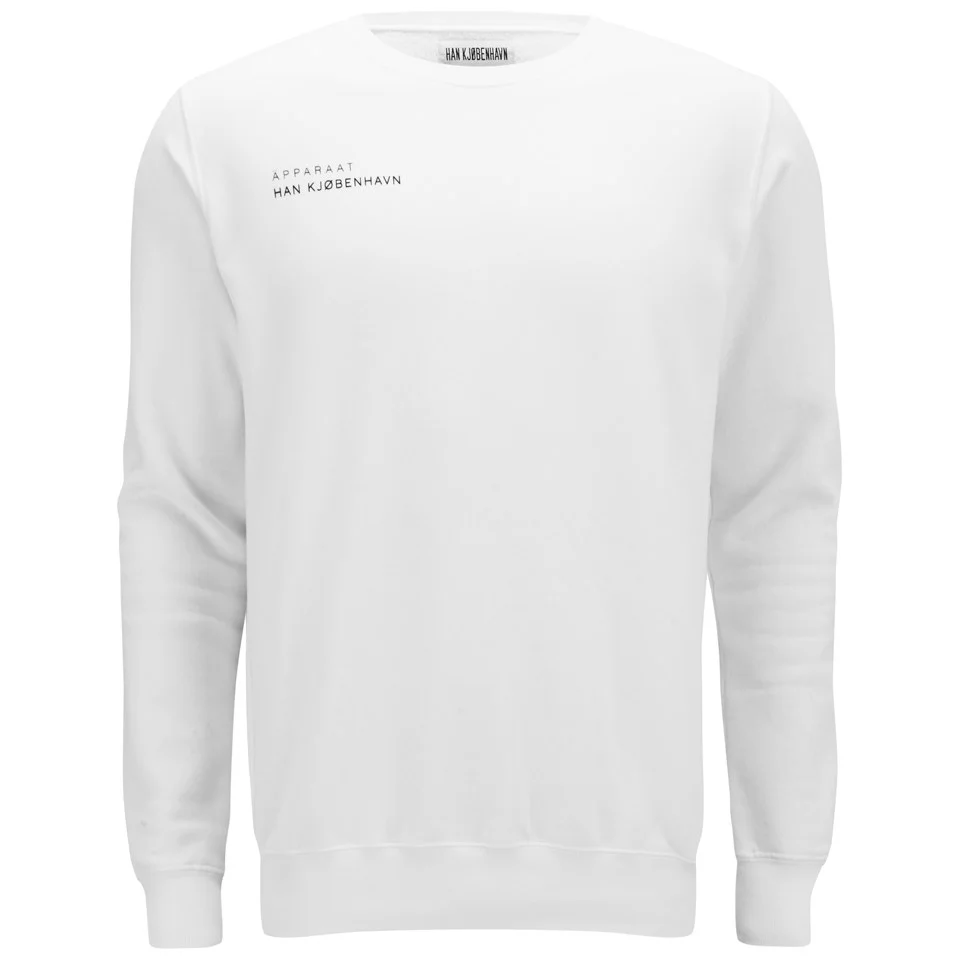 Han Kjobenhavn Men's Small Logo Sweater - White Image 1
