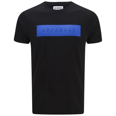 Han Kjobenhavn Men's Apparaat Logo Crew T-Shirt - Black