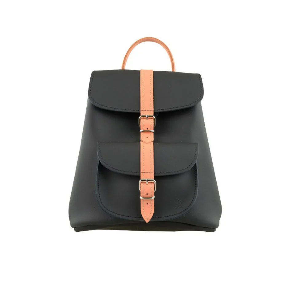 Grafea Paloma Women's Baby Backpack - Black/Peach Image 1