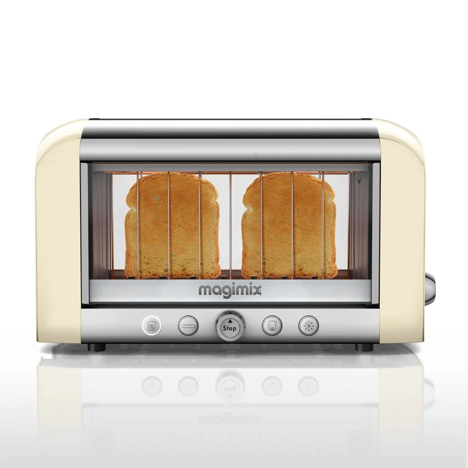 Magimix 11527 2-Slice Vision Toaster - Cream Image 1