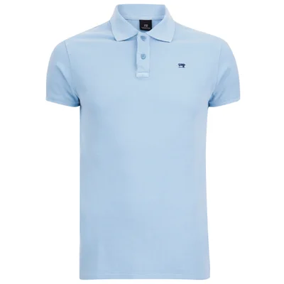 Scotch & Soda Men's Garment Dyed Polo Shirt - Blue